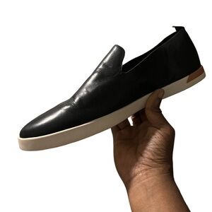 Vince dress up or dress down for a casual look Men's classic shoe black